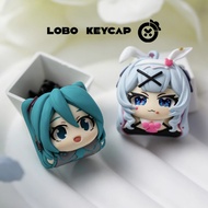 NEW Rabbit Hole Theme Mechanical Keyboard Resin Custom Cute Keycaps PC Gaming Keyboard Accessories C