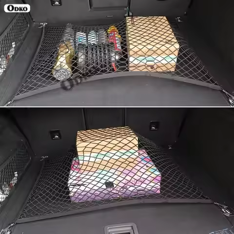 110*60cm car storage bag suitable for Lexus RX 1998-2025 cargo organization net adjustable elastic m