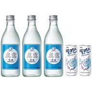 Jinro Is Back - An Original Soju - 16.5% abv - 3 Pack Bundle (03 x 360ml Bottle) FREE SHOT GLASS!!