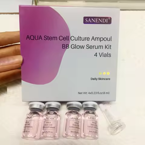 Salmon DNA AQUA Sanendi Hyaluronic Acid Serum Peptide Vitamin C Ampoule VE Hydrating Smoothing Essen