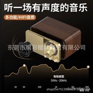 New jy66Vintage Bluetooth Speaker Wooden Classical Home Radio Subwoofer Card Slot Retro Small Speake