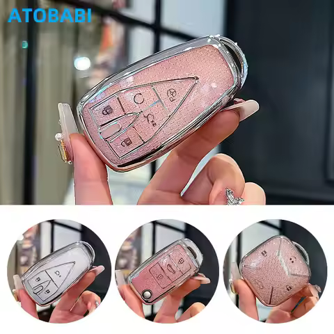 Crystal Style TPU Car Key Cover Remote Fobs Shell Case Bag For Changan CS15 CS35 CS95 CS75 Plus Eado