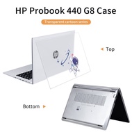นำไปใช้กับ HP Probook 440 G8 14นิ้วเคสแล็ปท็อปสำหรับ Pavilion 14-dv PVC Hard Shell เคสลายการ์ตูน
