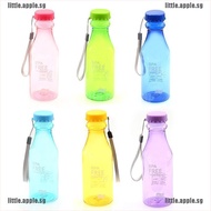 [Apple] 500ml bpa free portable water bottle leakproof plastic kettle for travel [SG]