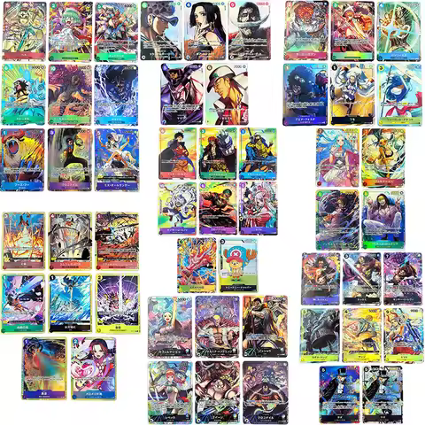 54pcs/set One Piece TCG OPCG OP04 Replica Japanese Version Boa Hancock Luffy Ace Sabo Sanji Yamato G