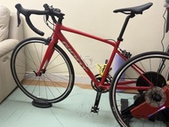 Giant Contend 3 Red Road Bike with Trainer