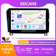 Seicane 10.1 inch QLED IPS Touch Screen Android 13.0 Car Audio Stereo Player for 2008-2015 TOYOTA Se