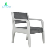 Olymplast Sofa Plastik / Kursi Tamu / Kursi Serbaguna / Bangku / SOFA CHAIR RATTAN OSCR - 1 SEATER