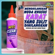 Miss Clean rust stain remover, stubborn rust stain remover, dirty stain remover, rust remover