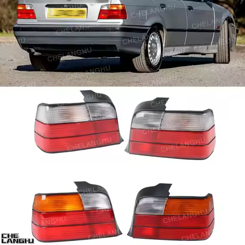 For BMW Sedan E36 M3 318i 320i 325i 328i 1992 1993 1994 1995 1996 1997 1998 Halogen Tail Light Rear 