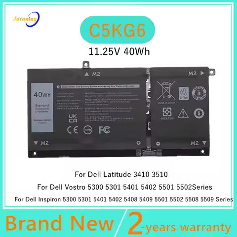 Laptop Battery For Dell Latitude 3410 3510 for Vostro 5300 5301 5401 5402 5501 5502 Series C5KG6 CF5