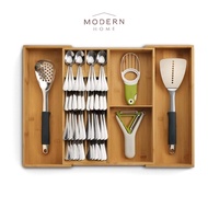 Joseph Joseph DrawerStore Bamboo Expanding Cutlery Organiser