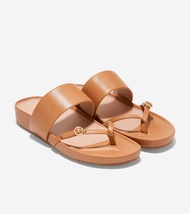 COLE HAAN รองเท้าผู้หญิง รุ่น MILANI THONG SANDAL สี PECAN LTR BROWN