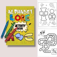 Alphabet Lore Coloring Activity Book Birthday Party Giveaway Souvenir