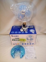 Brand new Sanki 9 inch Fan (Clip on / Desk Top)(全新山崎牌多功能9寸座夾兩用風扇) - $200(Original price $399)
