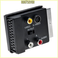 RUN SCART To AV Adapter Switching Enable 21p Connector Slip Proof Grip  Strength