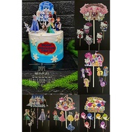 Topper Cake Birthday Frozen Hello Kitty Poney Omar hana Baby Shark