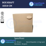 Kraft Box 18x18 | Rice Box | 18 x 18 Brown Food Packaging Box
