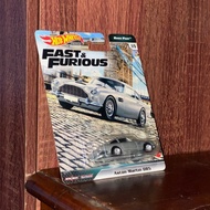 MATTEL Hot Wheels Premium Fast & Furious – Aston Martin DB5 Silver Euro Fast | Real Riders Metal Die