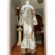 MS // GAMIS MIRZETA DIAN PELANGI KATUN TIEDYE BUSUI - DRESS PESTA KONDANGAN MEWAH TERBARU - GAMIS JU