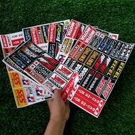 STICKER PACK RACING STICKER STICKER PACK MOTORCYCLE STICKER/ RACING STICKER/ VOL. 2/4/9/7