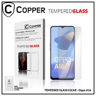 Oppo A16 - COPPER TEMPERED GLASS FULL CLEAR