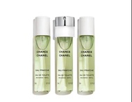 包順豐櫃【歐洲直送】CHANEL Chance Eau Fraiche EDT Twist and Spray Refill 3 x 20ml【NEW & Authentic】全新正貨 / 香水 EA