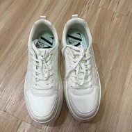 Zara 白色 厚底 休閒鞋 小白鞋 鬆糕鞋 防水台 運動鞋 39 近全新