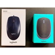 LOGITECH M170 WIRELESS MOUSE/ B100 FULL SIZED CORDED MOUSE