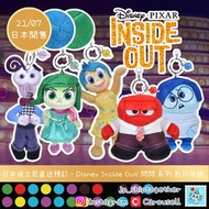 日本直送 Disney Japan 迪士尼 Inside Out 玩轉腦朋友 閃閃 系列 腦筋急轉彎 頭腦特工隊 Joy 阿樂 樂樂 Sadness 阿愁 憂憂 Disgust 阿憎 厭厭 Fear 