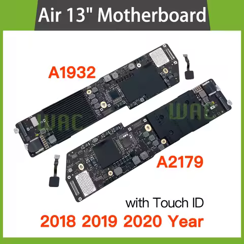 Original A1932 A2179 Motherboard for Macbook Air 13" A1932 Logic Board with Touch ID i5 i3 8GB 128G 