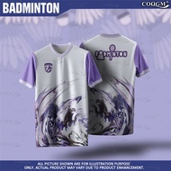 2026 baju jersey custom name badminton New Design Badminton Jersey Bola Oversized