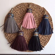 Tassel Hanging Decorations Top Layer Cowhide Tote Bag Accessories Unique Non-Repeating Bag Faure Le
