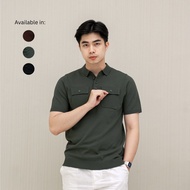 VALOR POLO SHIRT WITH TWO POCKETS (BLACK, BROWN, & GREEN) | SHIRT MEN'SPOLO WITH 2 POCKETS