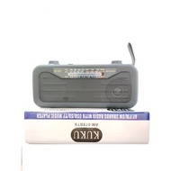 kuku Radio 078 Bluetooth Rechargeable Solar AM/FM Radio with USB/SD/TF MP3 Player