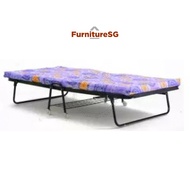 Single Size Foldable Metal Bed