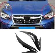 [Hot Sale]for Subaru Forester 2013-2018 Carbon Fiber Car Sticker Front Headlights Eyebrow Eyelid Tri