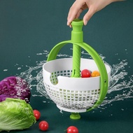 [Homyl1] Vegetable Washer Dryer Strainer Dining Tool Fruit Washer Vegetable Drainer Strainer for Spinach Lettuce Onion