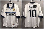 意甲國際米蘭intermilan1998-1999巴治奧baggio作客球衣（中碼）