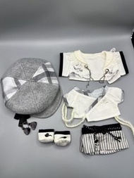 「白鶴少年」男裝和服 20cm棉花娃娃 娃衣