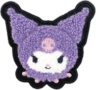 Marimo Craft Sanrio Characters SRSJ-1013 Sagara Badge Kuromi W 2.7 x H 2.6 x D 0.4 inches (6.8 x 6.7