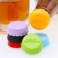 【AMSG】 6pcs Reusable Silicone Bottle Caps Beer Cover Soda Cola Lid Wine Saver Stopper Hot