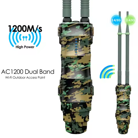 WAVLINK AC1200 Outdoor WIFI Router Long Range Access Point Wi-Fi Extender Waterproof IP67 Wifi AP/Ro