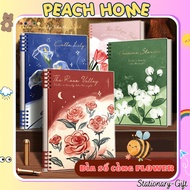 FLOWER Plastic Notebook Cover Can Replace Paper Size A5 B5 A4 Notebook/Notebook Refill Cute Cheap Pe