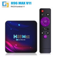Smart Android 11 TV Box H96 Max V11 2GB 4GB 32GB 64GB 4K Hd 2.4G 5G Wifi BT4.0 HDR 3D H.265 Receiver Media Player Global
