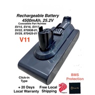 Dyson V11, SV22, SV15, Compatible Rechargeable Battery for V11, SV22, SV15 Dyson Vacuum Cleaners