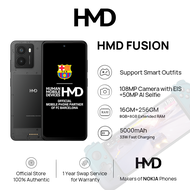 HMD Fusion 5G Smartphone 108MP Main Cam+50MP Selfie 6.56'' 90Hz Display Support Smart Outfits