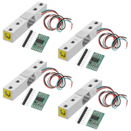 Digital Load Cell Weight Sensor-4 Sets 1KG Load Cell HX711 AD Weighit Amplifier Module Pressure Sens