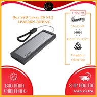 Portable SSD M.2 PCIe NVMe Gen3x4 / Gen4x4 Type-C Lexar E6 LPAE06N-RNBNG -