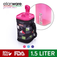 Elianware 1.5 Ltr Fridge Handy Cool Tumbler [BPA Free] Water Bottle with Pouch Bag